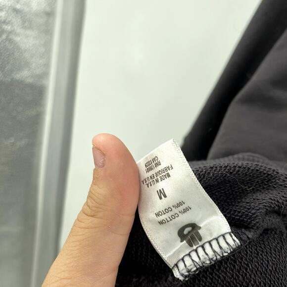 Spiritual Gangster M Gray Flare Sleeve Crewneck - Picture 5 of 5